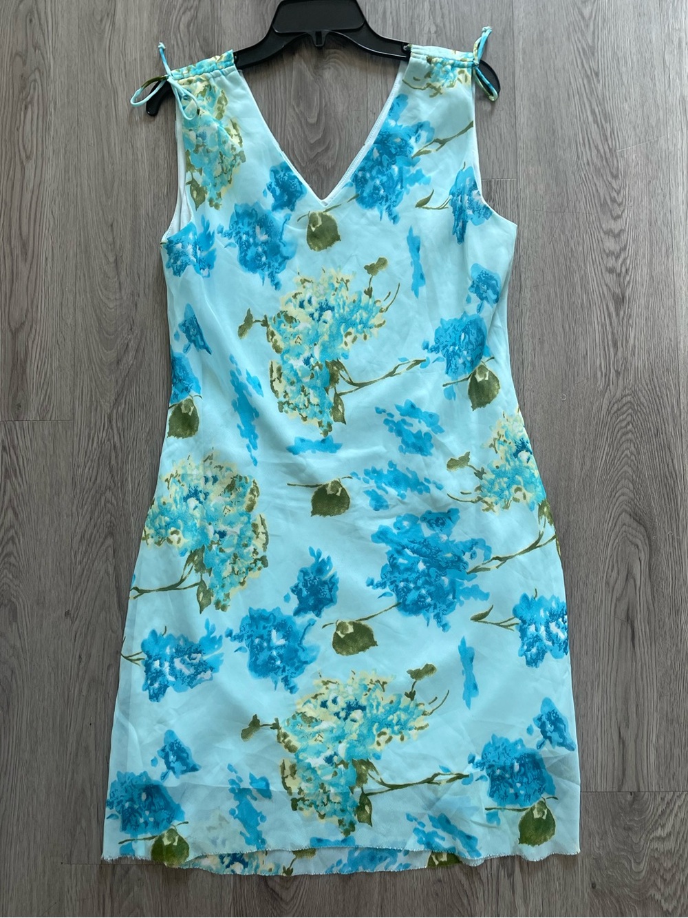 Vtg 90s floral Fairycore mermaid core midi dress size 14
